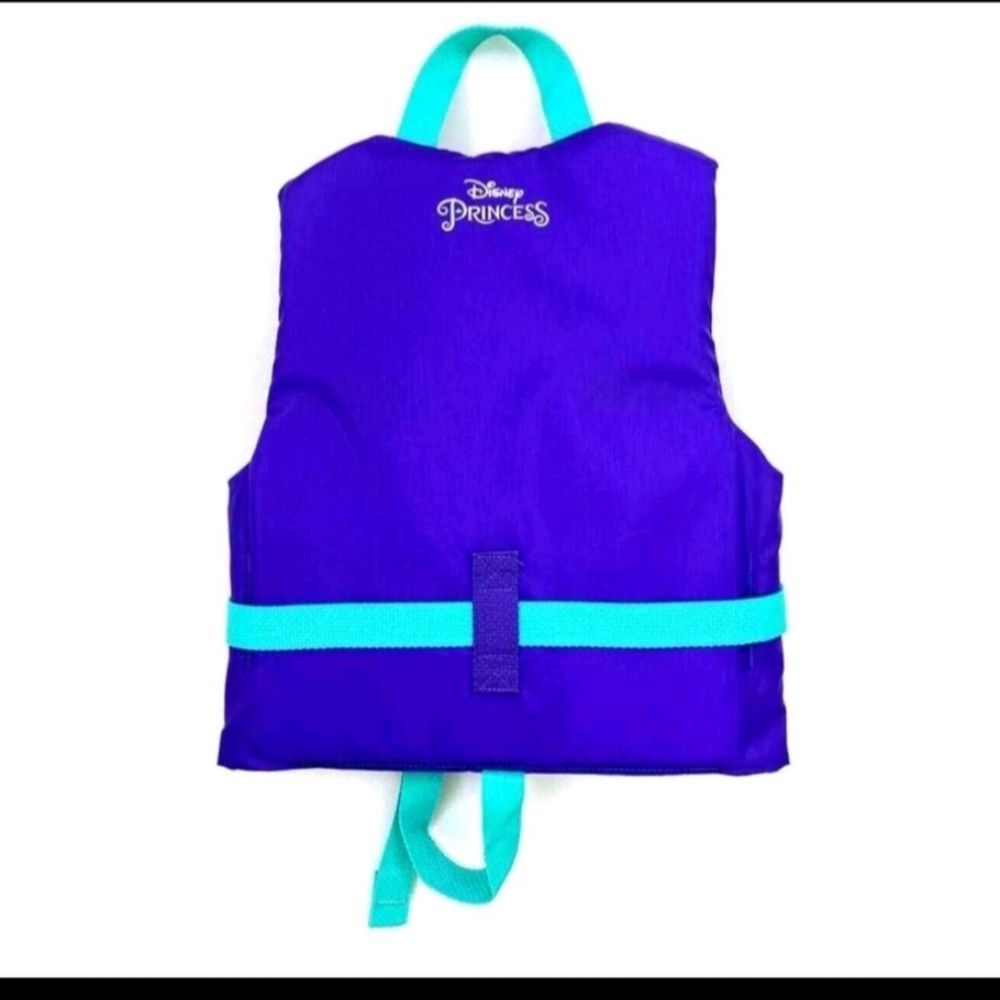 Brand New Purple Disney Princess Child Life Vest. 33-55lbs. USCG Approved - Picture 2 of 5